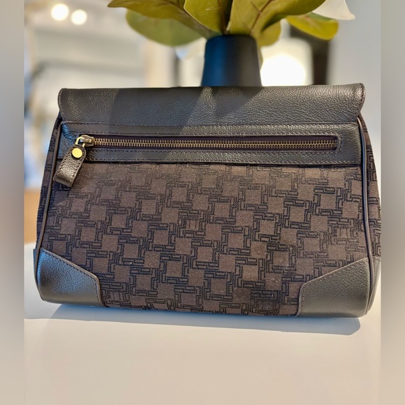 DUNHILL Unisex Pochette Clutch Brown Authentic!!!! - Picture 6 of 13